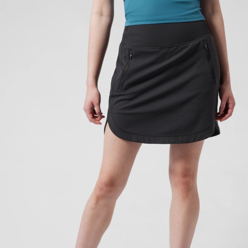 New with tags Athleta size 2X Fairway golf skort black 18”